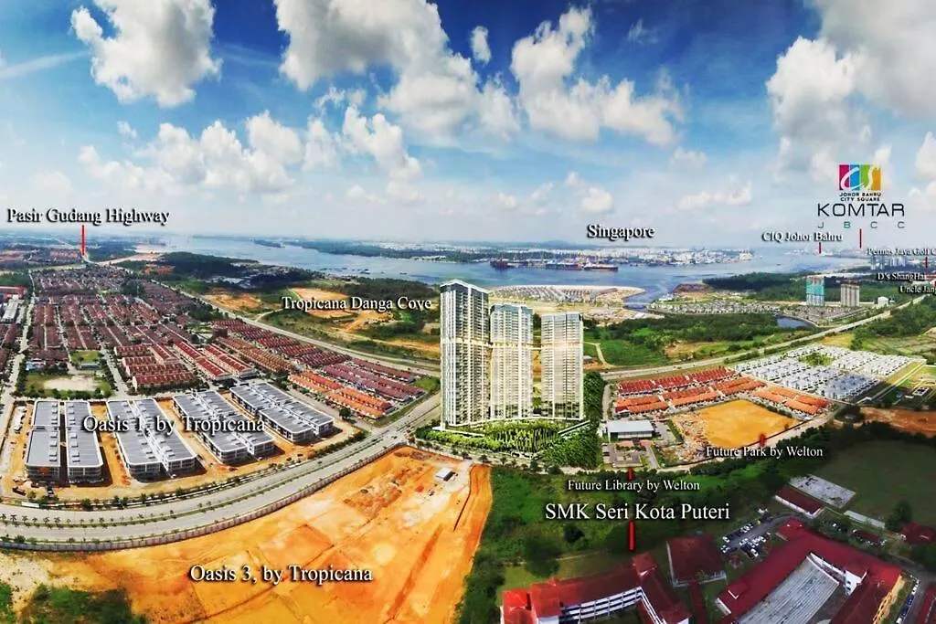 Green Haven-Permas Masai Ciq-1 Bedroom Brand New Muji Johor Bahru 0*,  Malaysia